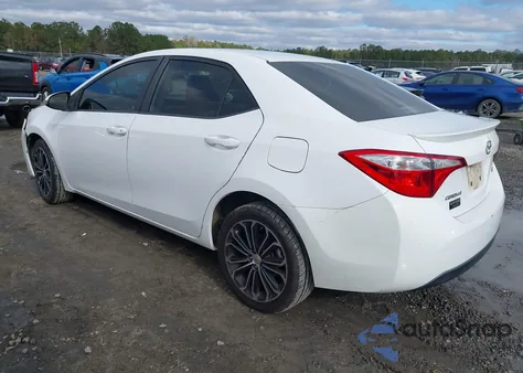 2016 Toyota Corolla S Plus z USA, uszkodzony, nr VIN 2T1BURHE4GC741298